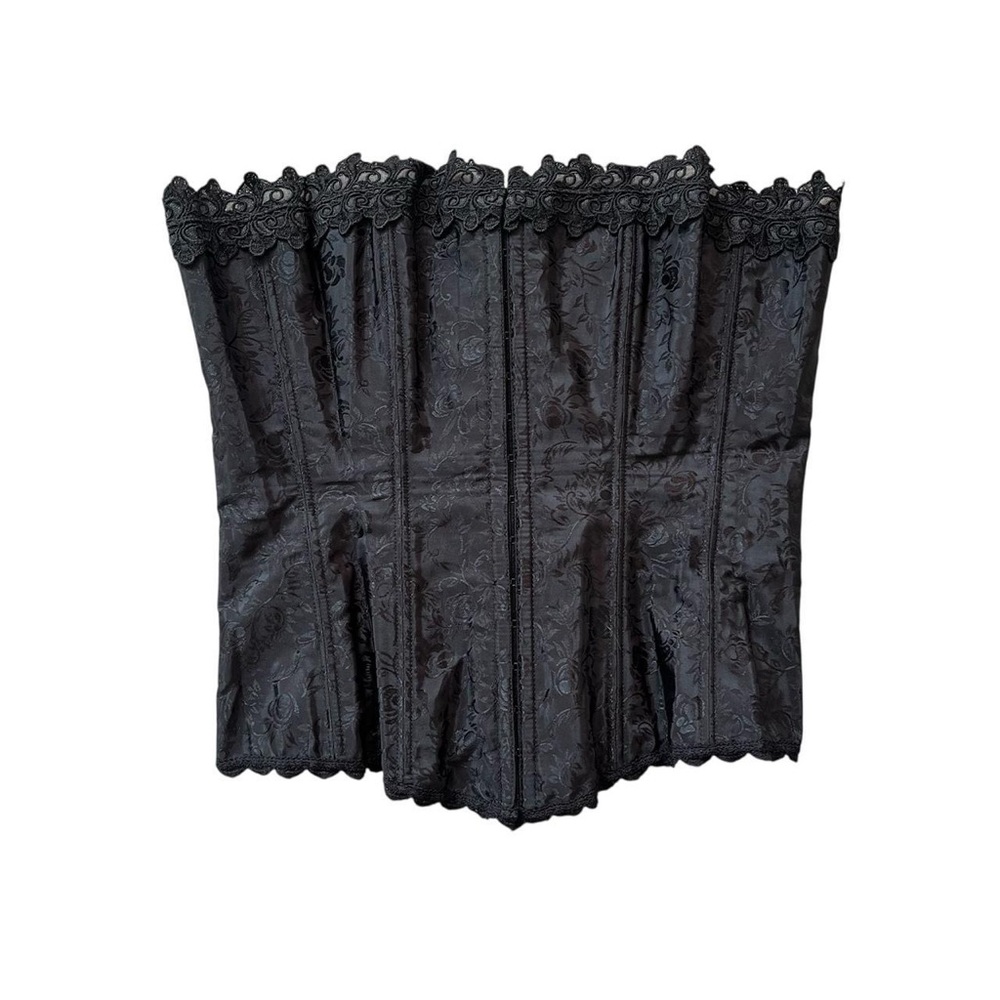 Frederick's of Hollywood Black Lace Corset